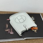 98% New HERMES Evelyne Mini, Gris Meyer, K Stamp