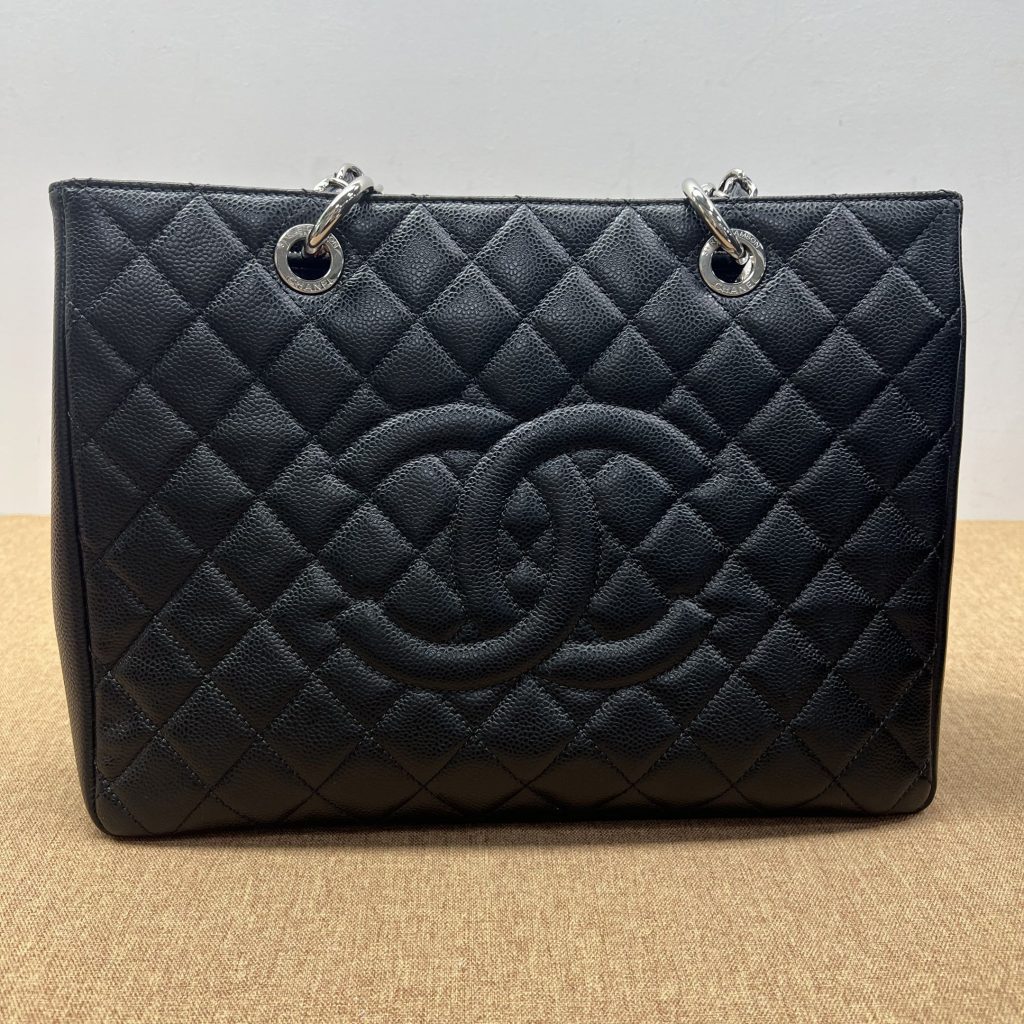 99% New Chanel 19 Bag, Small, Black‑Silver Chip