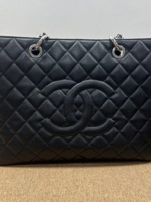 99% New Chanel 19 Bag, Small, Black‑Silver Chip