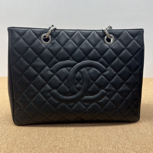 99% New Chanel 19 Bag, Small, Black‑Silver Chip