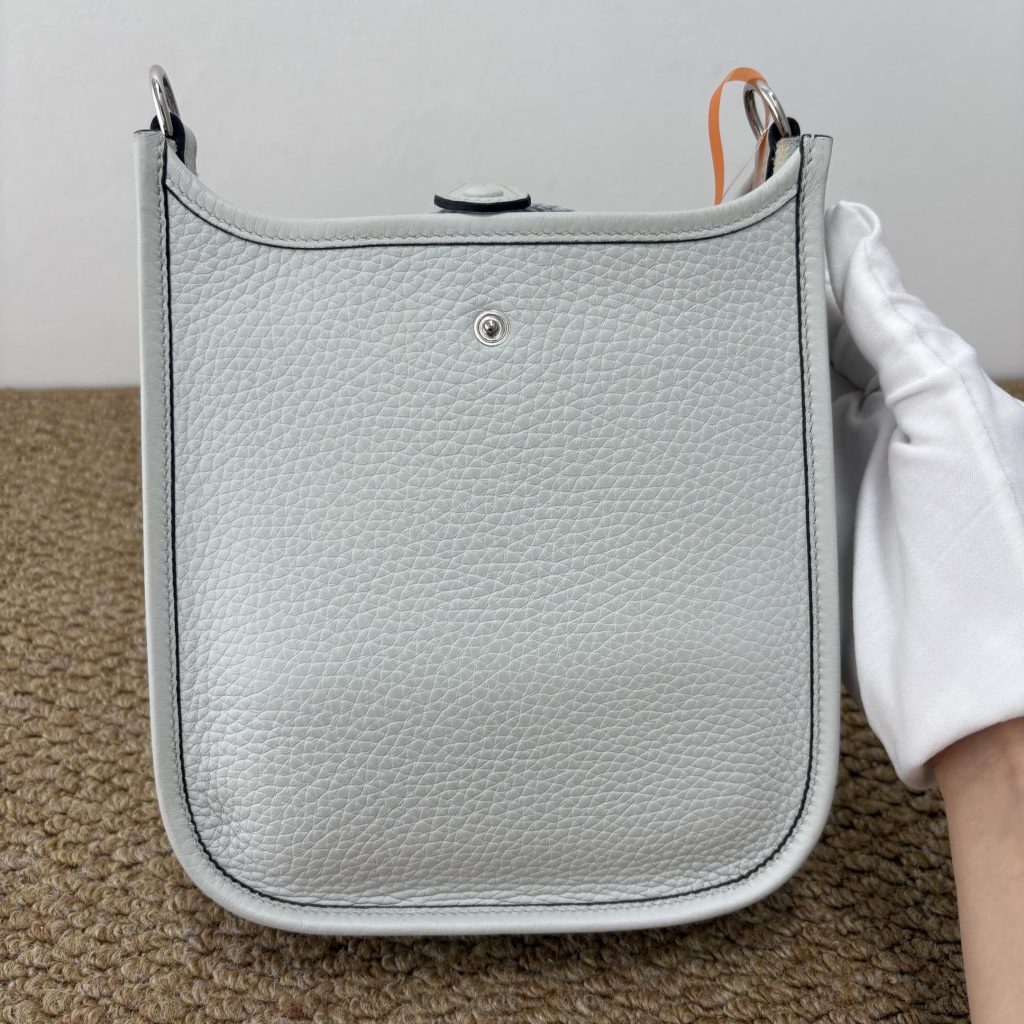 98% New HERMES Evelyne Mini, Gris Meyer, K Stamp