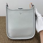 98% New HERMES Evelyne Mini, Gris Meyer, K Stamp