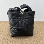 Brand New Dior Book Tote, Black‑Gold, Medium Size