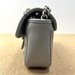 99% New GUCCI Marmont 22, Grey‑Silver, 036 Mark