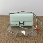 99% New HERMES Constance Togo, Vert Cypress, K Stamp