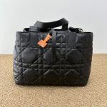 Brand New Dior Book Tote, Black‑Gold, Medium Size