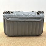 99% New GUCCI Marmont 22, Grey‑Silver, 036 Mark