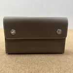 99% New HERMES Snap, Etoupe, W Stamp