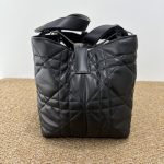 Brand New Dior Book Tote, Black‑Gold, Medium Size