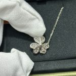 99% New VCA Frivole Mini Diamond Necklace