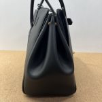 Balenciaga BEL AIR Black‑Gold Medium Handbag