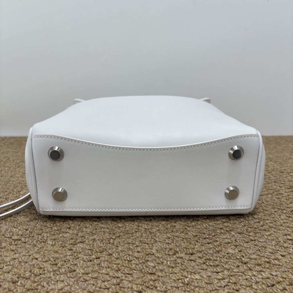 Balenciaga Rodeo Mini Silver‑White Crossbody Bag