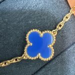 99% New Van cleef Arpels Blue 5‑Motifs Bracelet