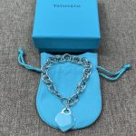 98% New Tiffany Blue Enamel Heart Bracelet