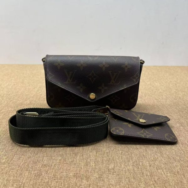 98% New LV Felicie, Green Strap, Chip
