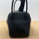 99% New Hermes Lindy 30, Black‑Gold, U Stamp