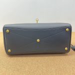 Balenciaga BEL AIR Black‑Gold Medium Handbag