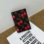 Brand New LV Passport Holder, Cherry Monogram, Chip