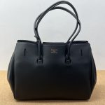 Balenciaga BEL AIR Black‑Gold Medium Handbag