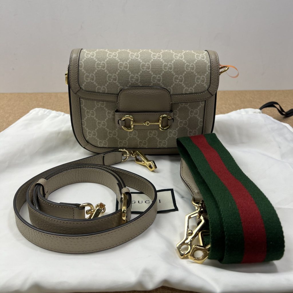 99% New Gucci 1955 Mini, Oatmeal, Crossbody