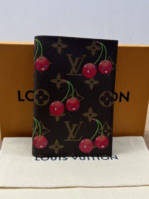 Brand New LV Passport Holder, Cherry Monogram, Chip