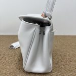 Balenciaga Rodeo Mini Silver‑White Crossbody Bag
