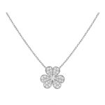 99% New VCA Frivole Mini Diamond Necklace