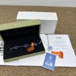 99% New Van cleef Arpels Blue 5‑Motifs Bracelet