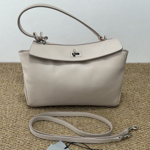 99% New Balenciaga Rodeo Small Nude Pink Shoulder Bag