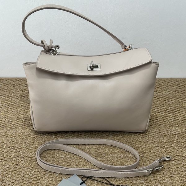 99% New Balenciaga Rodeo Small Nude Pink Shoulder Bag