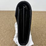 99% New YSL Envelope, Black‑Silver, Medium