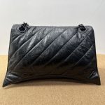 Balenciaga So Black CRUSH Hourglass Large Crossbody Bag
